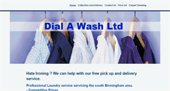 Desktop Screenshot of dial-a-wash.co.uk